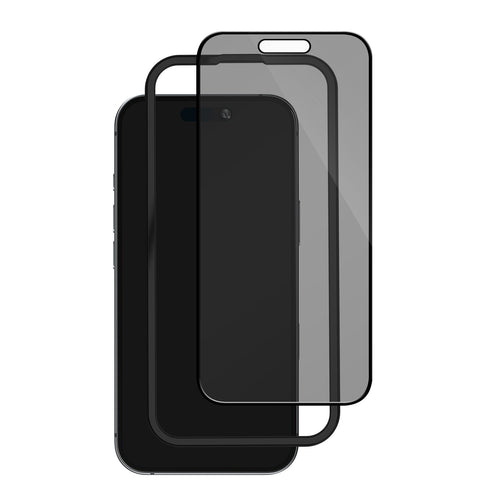Blu Element Privacy Tempered Glass Screen Protector w/Installation Kit iPhone 16 Pro Max